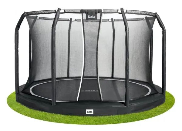 Salta Premium Ground Combo havetrampolin med indvendigt net 8 FT 251 cm