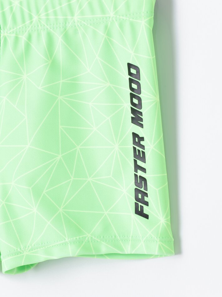 Maiô boxer - Verde fluorescente
