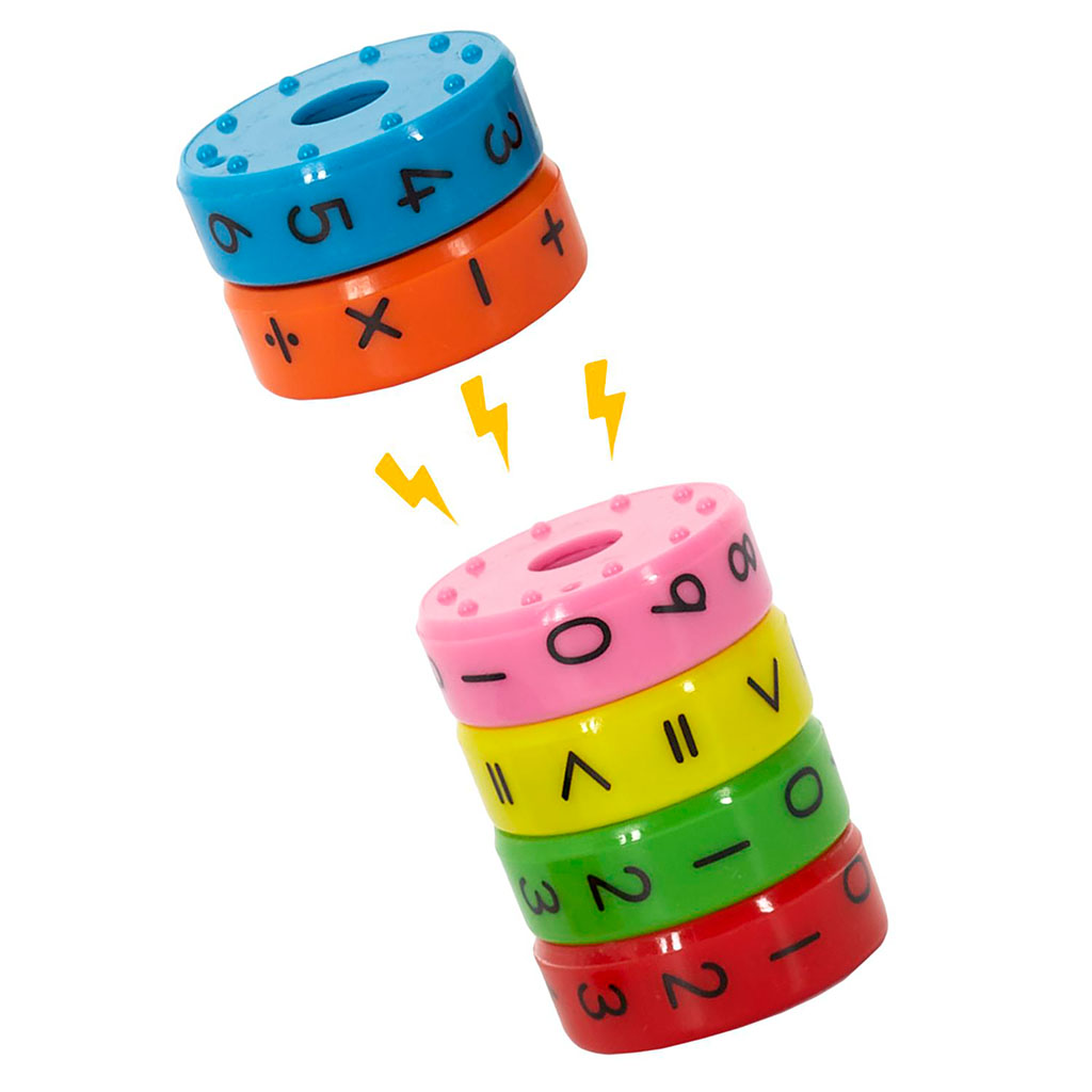 Jeu rouleau de mathématique aimanté