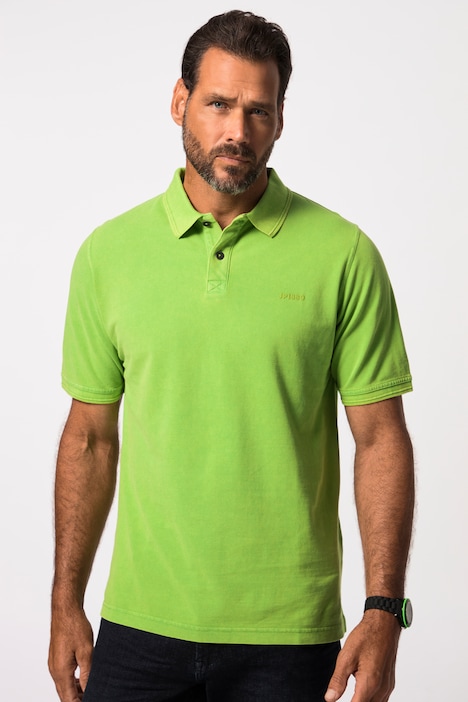 Poloshirt, Halbarm, Piqué, Vintage Look, bis 8 XL