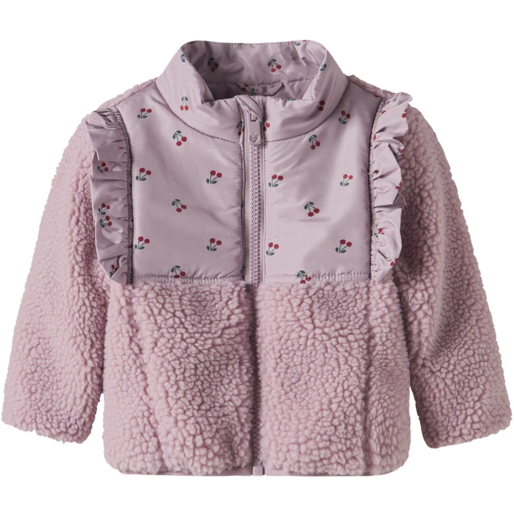 Køb Name It Keepsake Lilac Nbfminna Sherpa Jakke