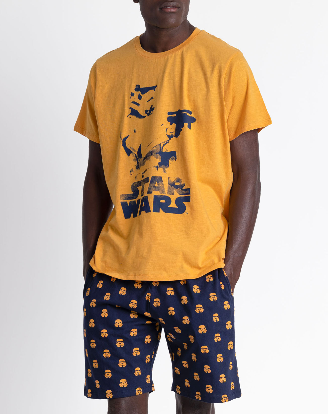 Star Wars Pyjama T-Shirt & Short moutarde