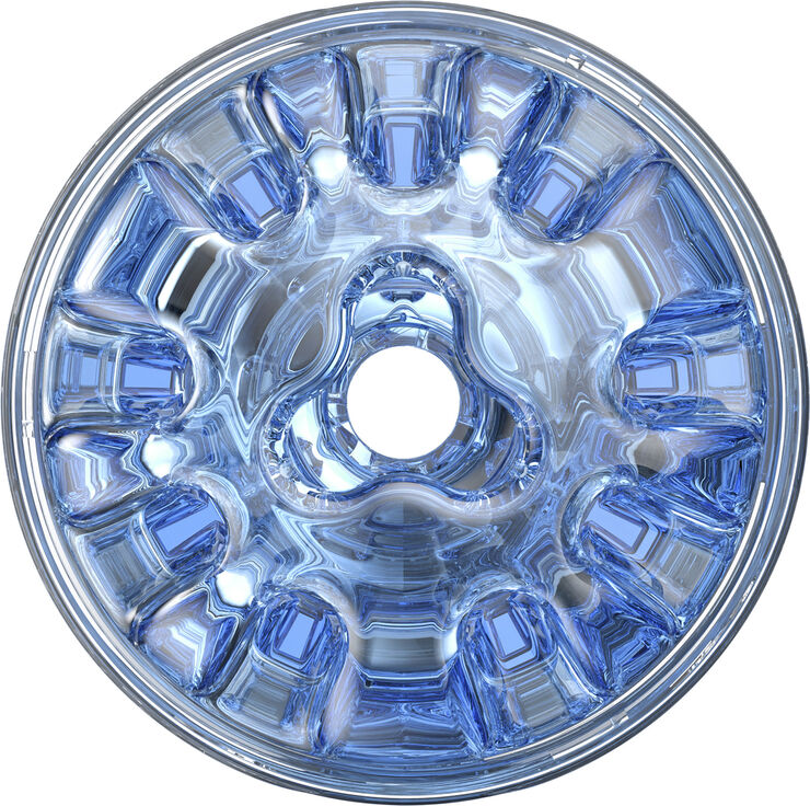 Fleshlight FLESHLIGHT - THE QUICKSHOT TURBO BLUE ICE Blue