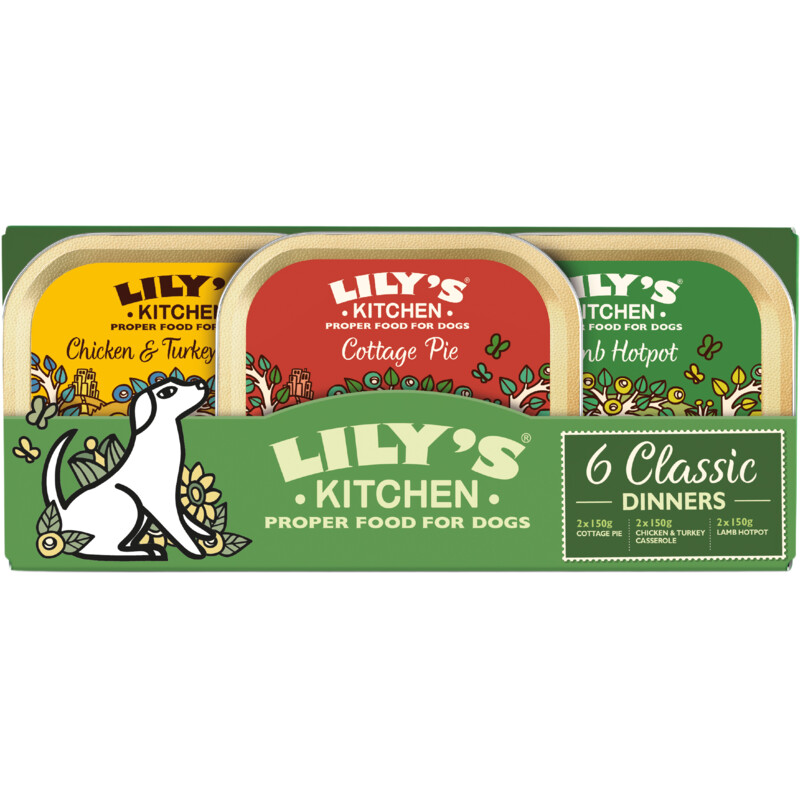 Lily's Kitchen Classic dinners diverse smaken 6-pack