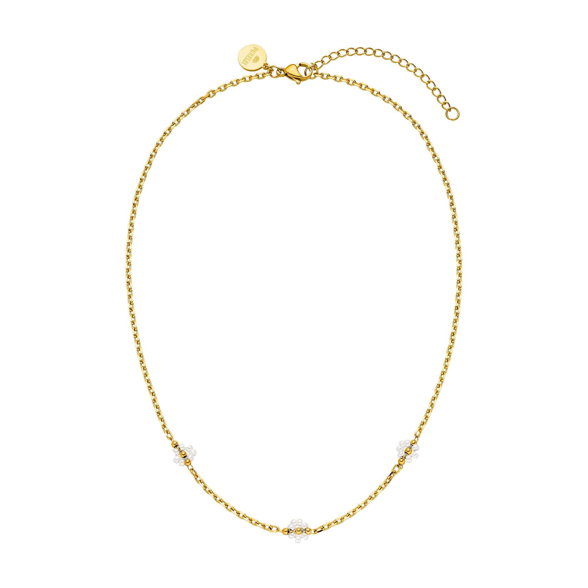 Linen Blossom Kette