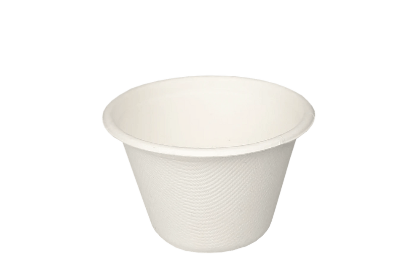 Sausbakje 120ml Ø76mm 4oz suikerriet BIO