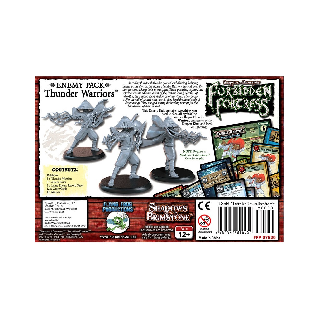 Shadows of Brimstone – Forbidden Fortress: Thunder Warriors Enemly Pack Expansion