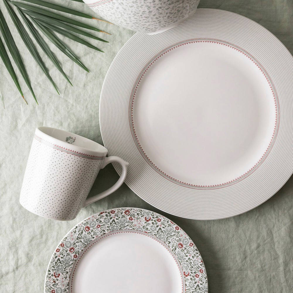 Laura Ashley Set van 2 dinerborden 26cm in giftbox Wild Clematis Collectables