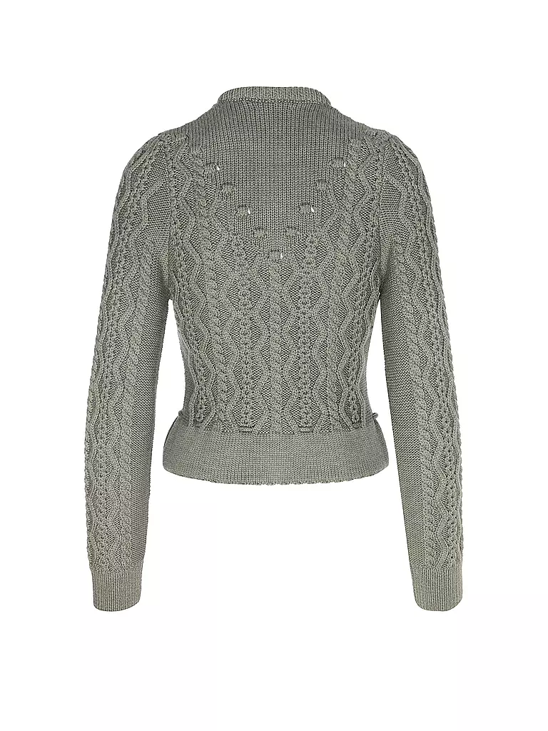 GOTTSEIDANK Trachten Strickjacke LENE  grün