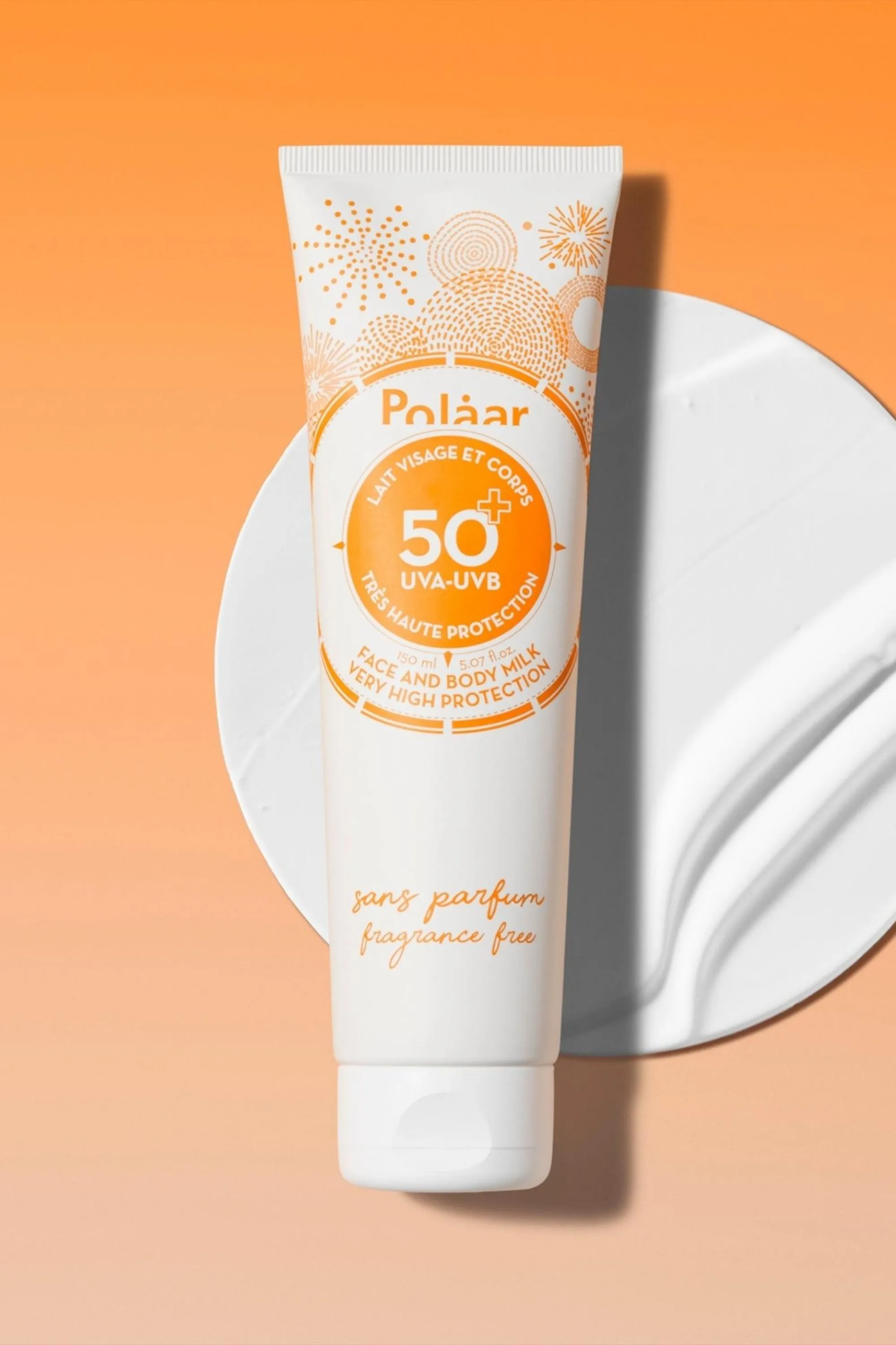 Polaar Lait solaire visage et corps SPF50+-150 ml