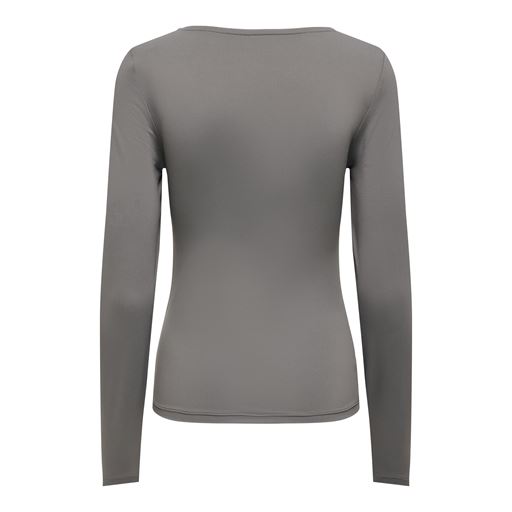 ONLY Lea Langærmet T-shirt, Thunderstorm, XL