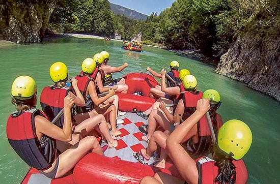 Rafting Entenlochklamm als Geschenk