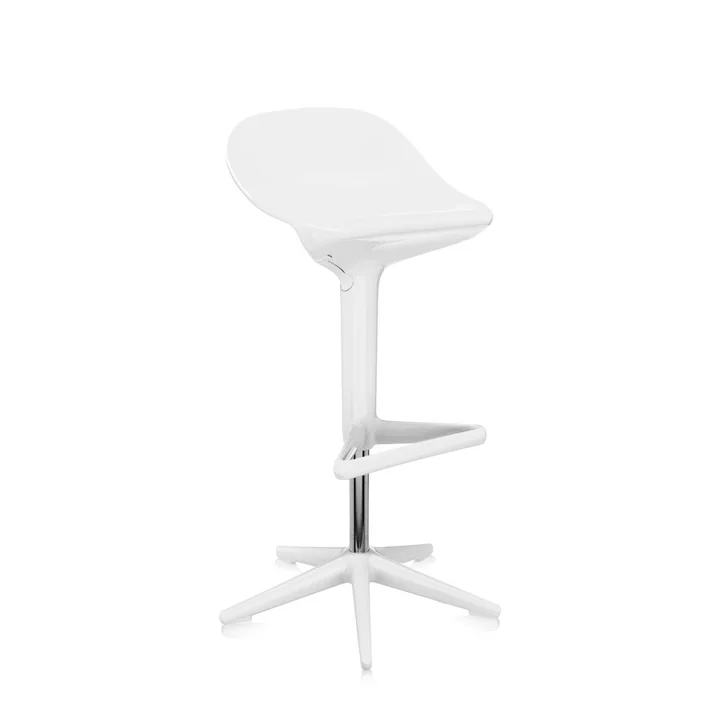 Kartell - Spoon Barhocker, weiss