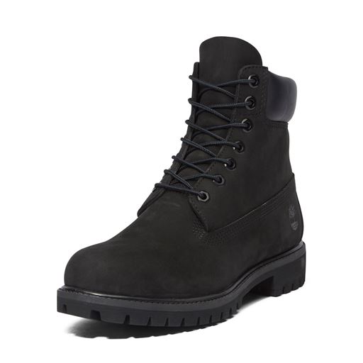 Timberland 6 Inch Premium Støvler, Black Nubuck, 44
