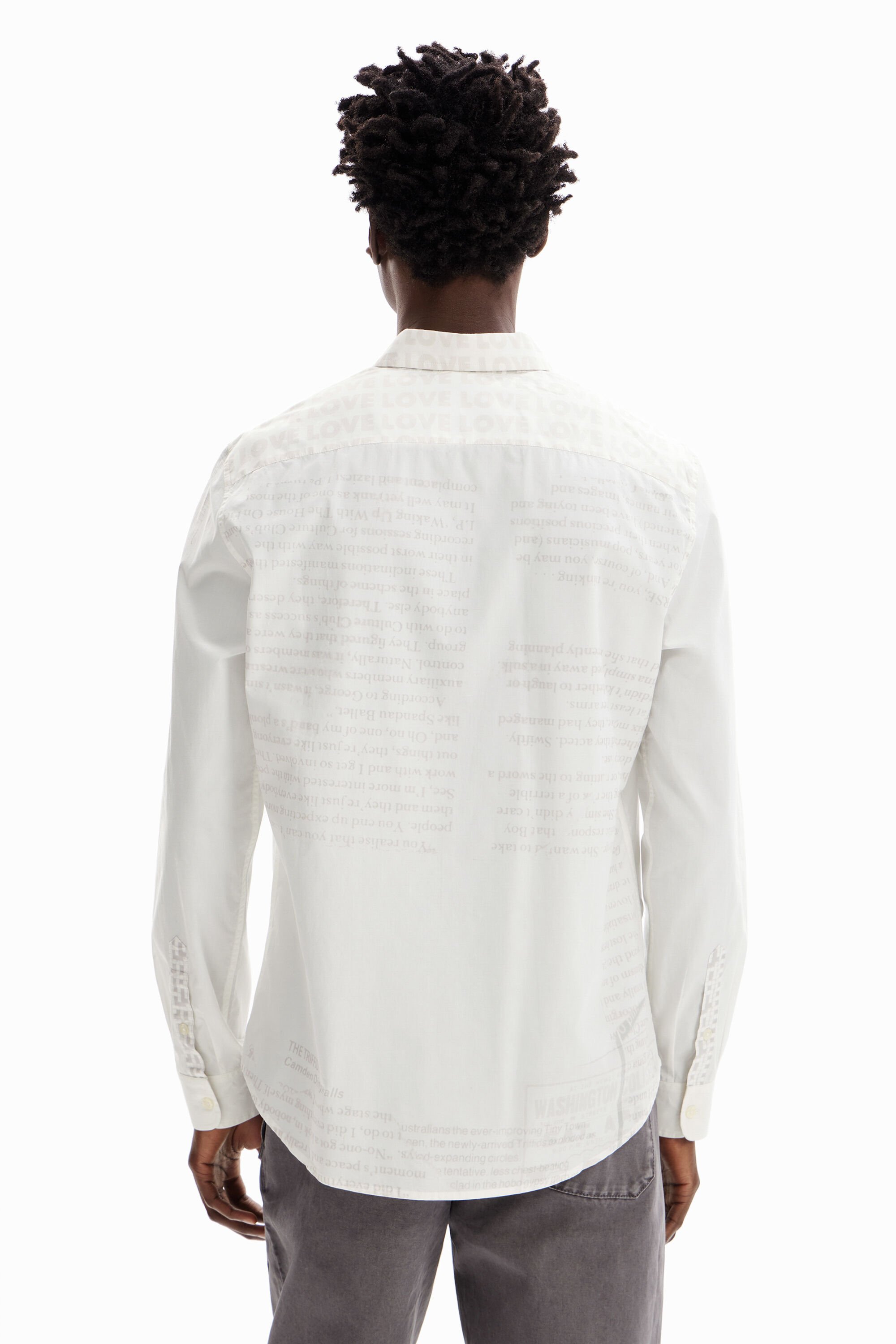 Chemise popeline journal