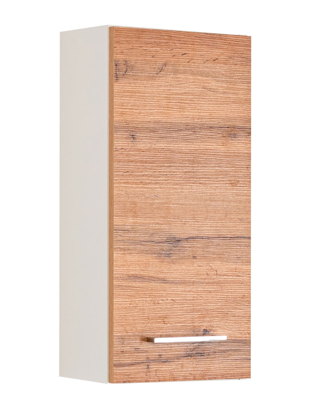Hängeschrank PARIS 30 x 64 cm Weiß/ Wotan Eiche