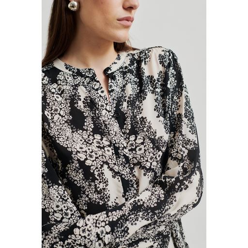 Second Female Blume Skjorte, Black, M