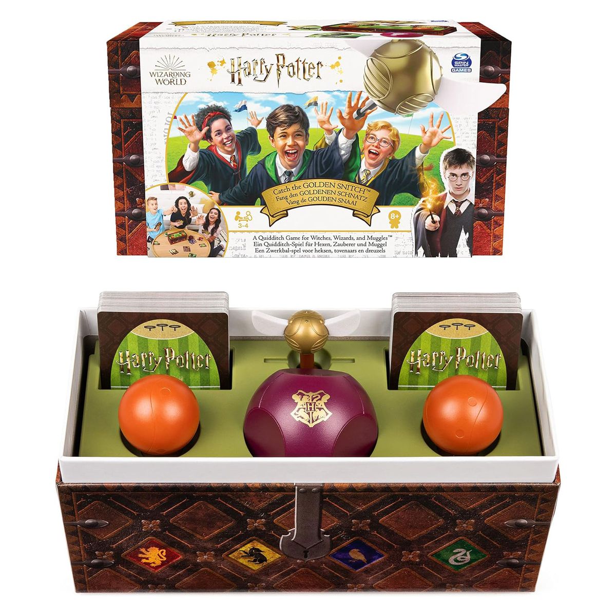 Spin Master 6060743 (20131138) - Harry Potter - Fang den Goldenen Schnatz, Action-Kartenspiel