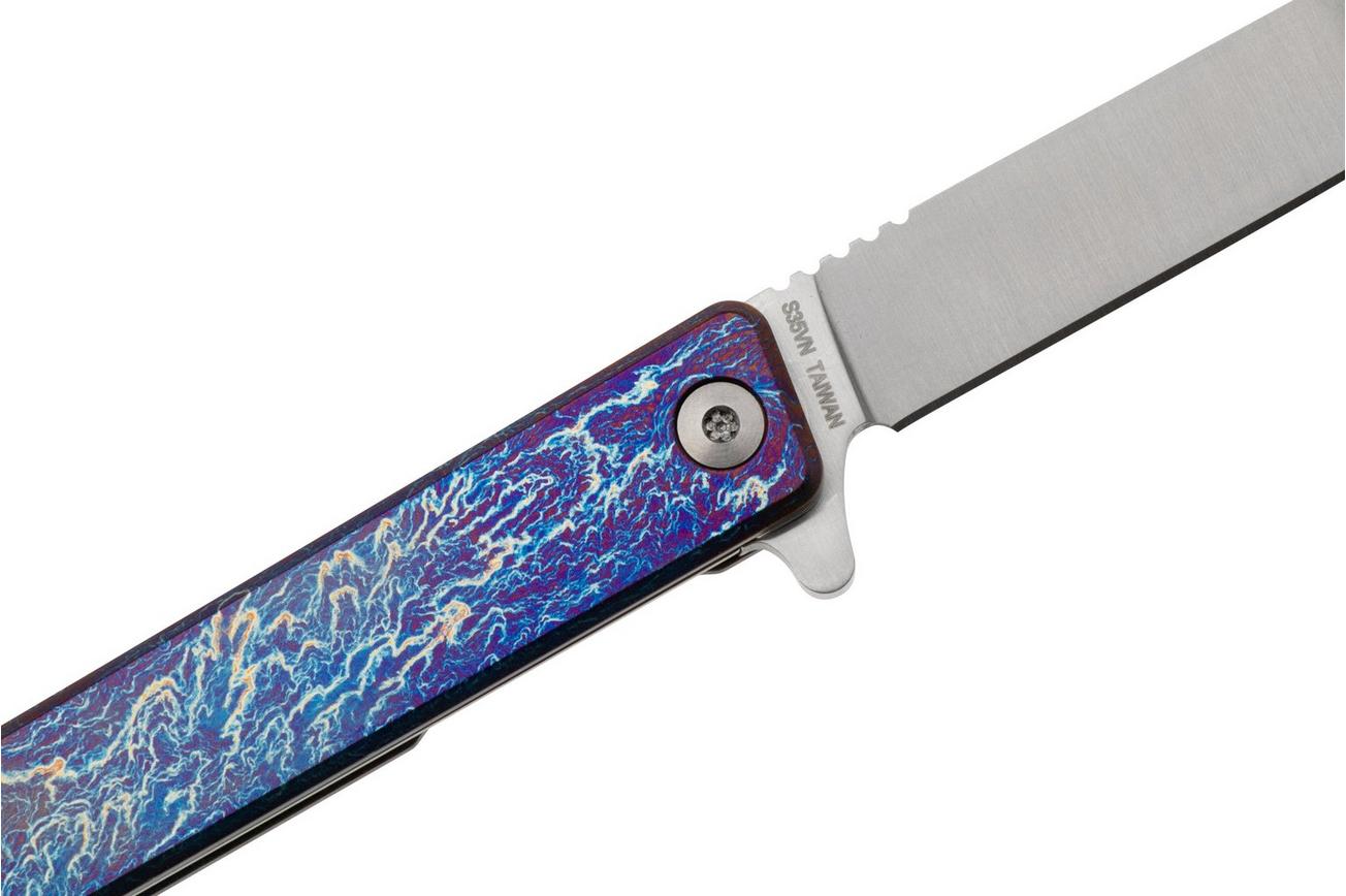 Ocaso Solstice 10DBS Satin, Anodized Titanium zakmes