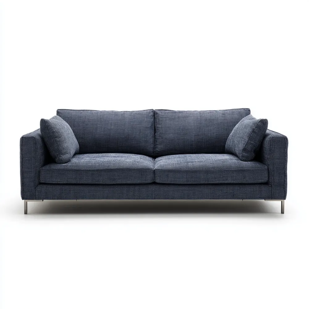 2-Sitzer-Sofa Stoff 180x85x75 cm - Dunkelblau - Modernes Design
