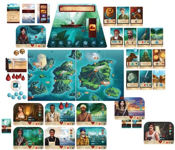 Gezelschapsspellen - Sleeping Gods - Spel - 1 tot 4 spelers - Campagne Spel