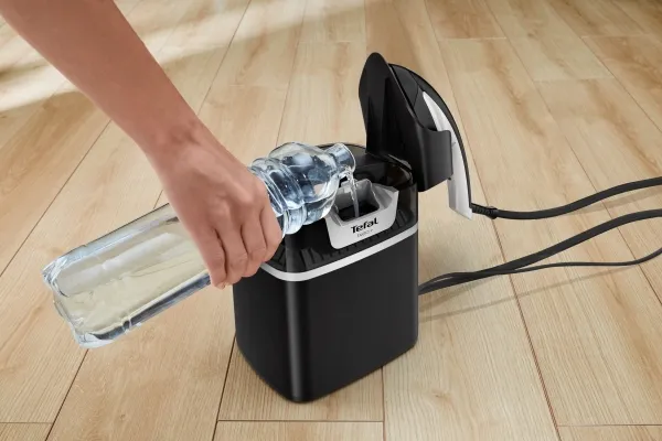 Tefal IXEO  QT1510E0, Opretstående beklædningsdamper, 1,17 min., Sort, 5 bar, 45 g/min, 90 g/min