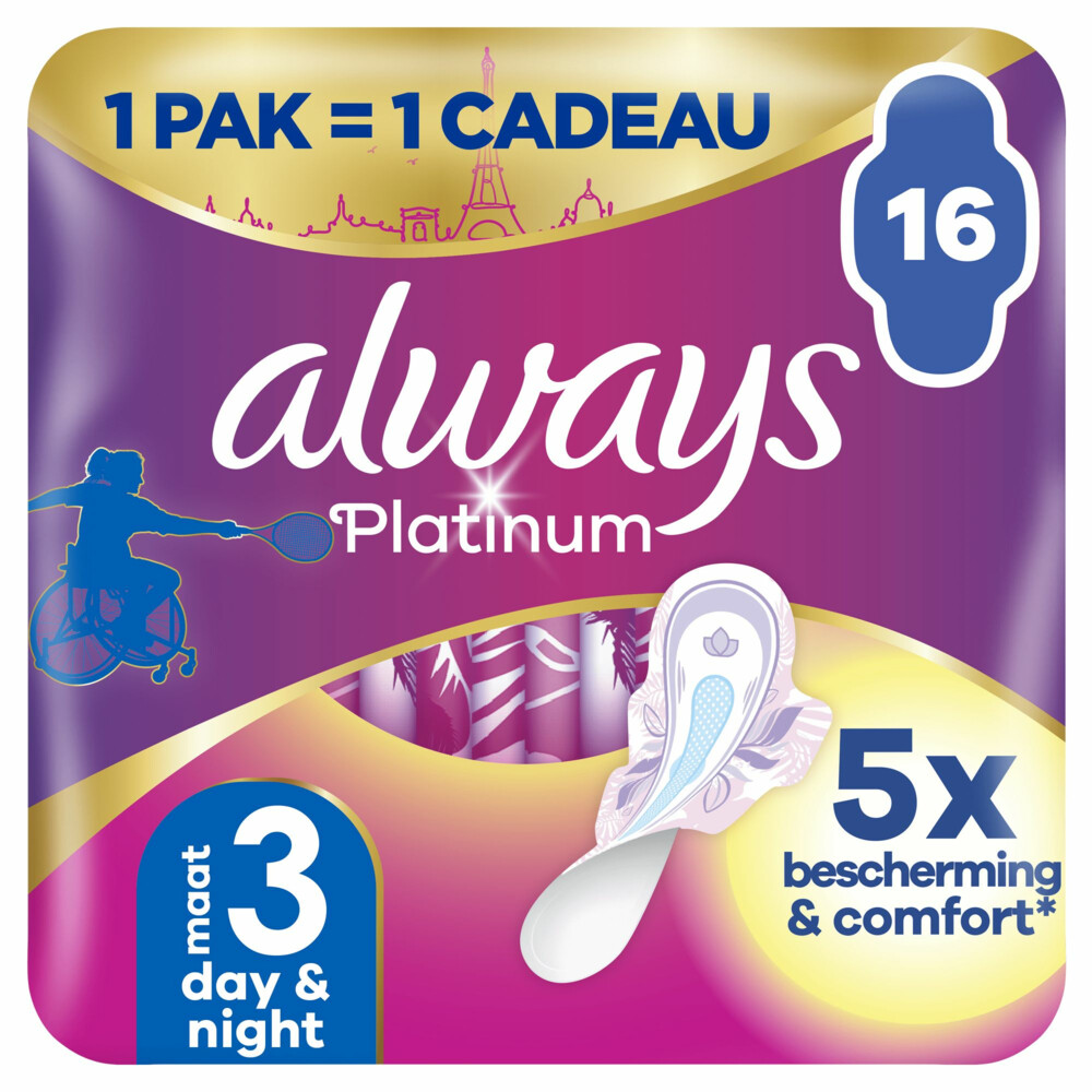 Always Maandverband Platinum Ultra Night16 stuks