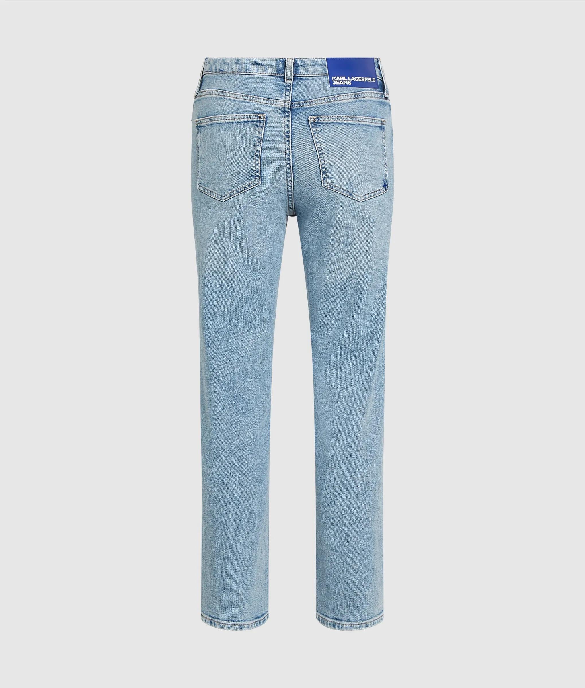 Lichtblauwe mom jeans