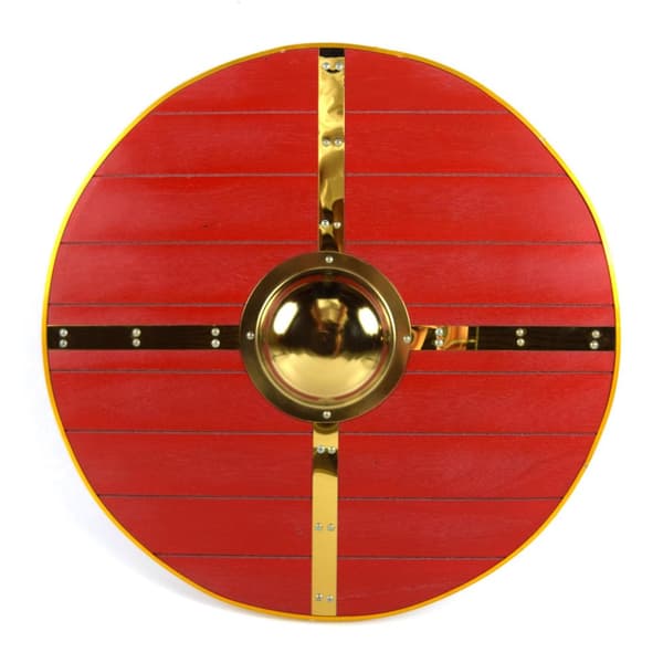 Tre middelaldersk metall Cross Viking Shield SWE171