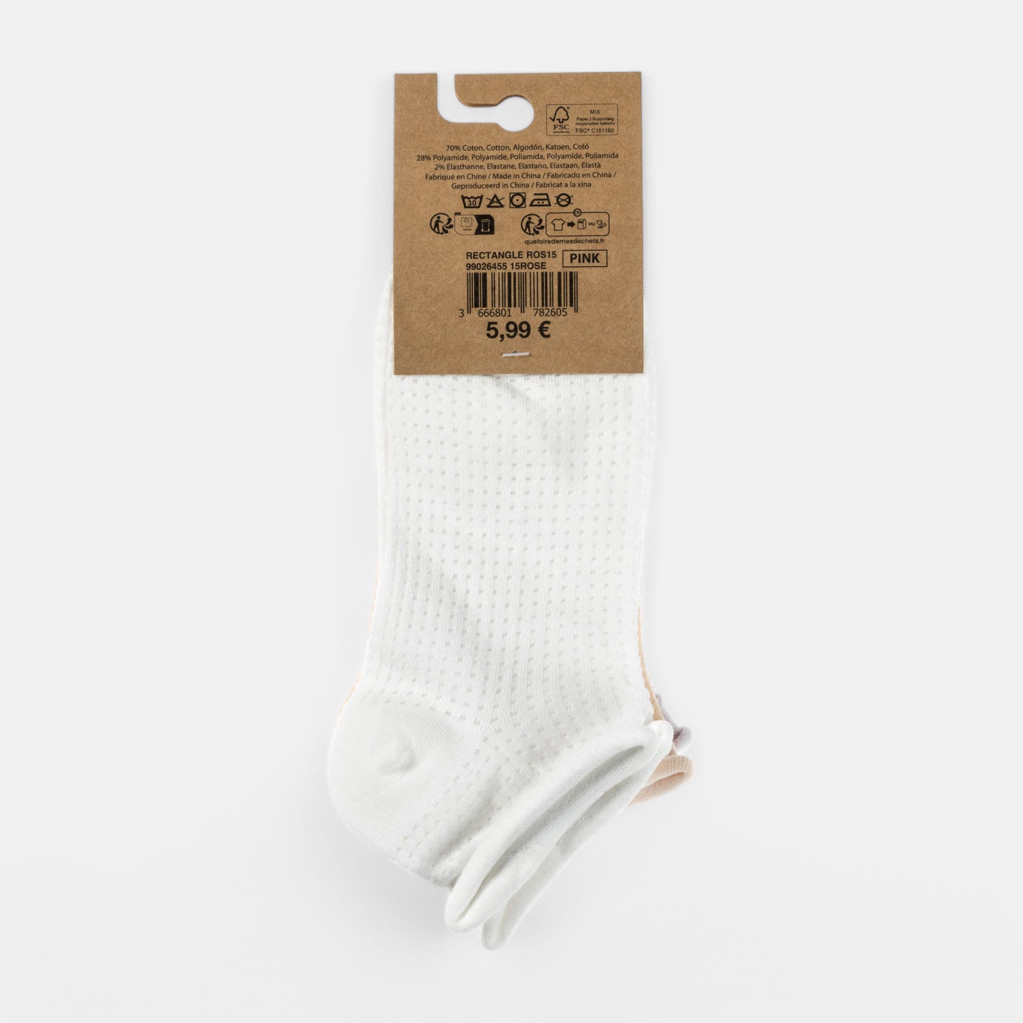 Chaussettes Femme rose