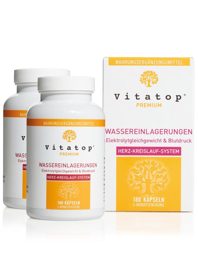 Wassereinlagerungen, 6-Monatsvorrat