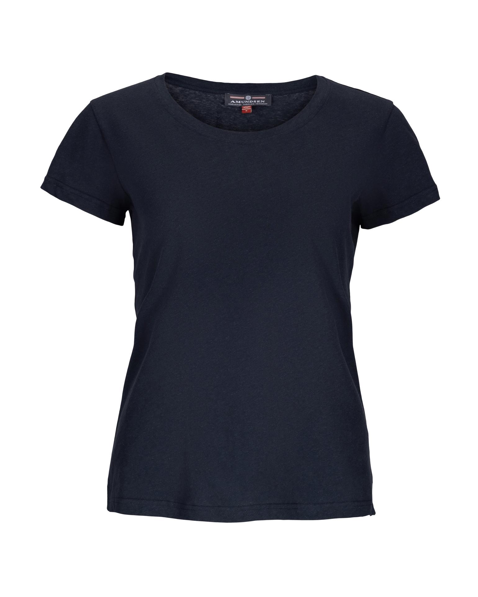 Amundsen Linen Tee Womens Faded Navy