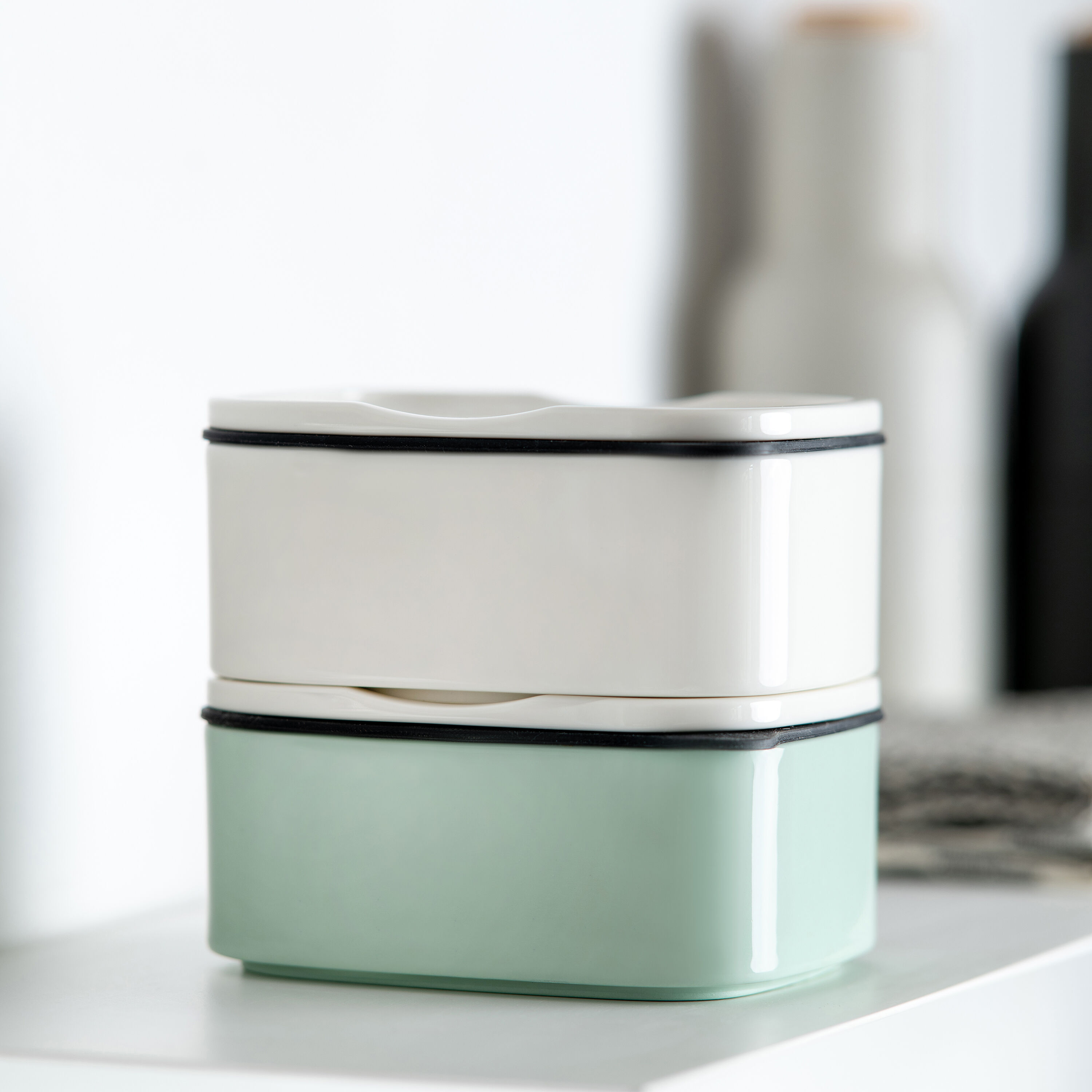 To Go To Go container Light green, 5.1'' x 4''