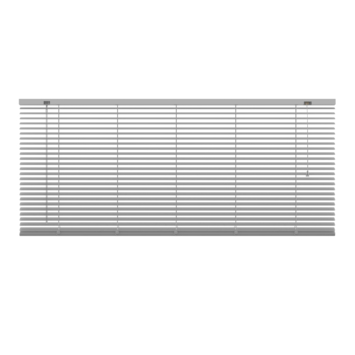 GAMMA aluminum jaloezie 25 mm zilver (kleurnr. 221) 200x180 cm (bxh)