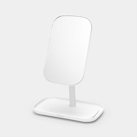 Spiegel Met accessoire schaal - White
