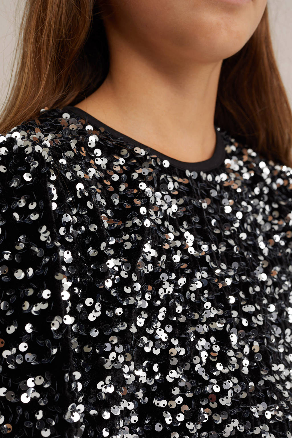 WE Fashion jurk zilver