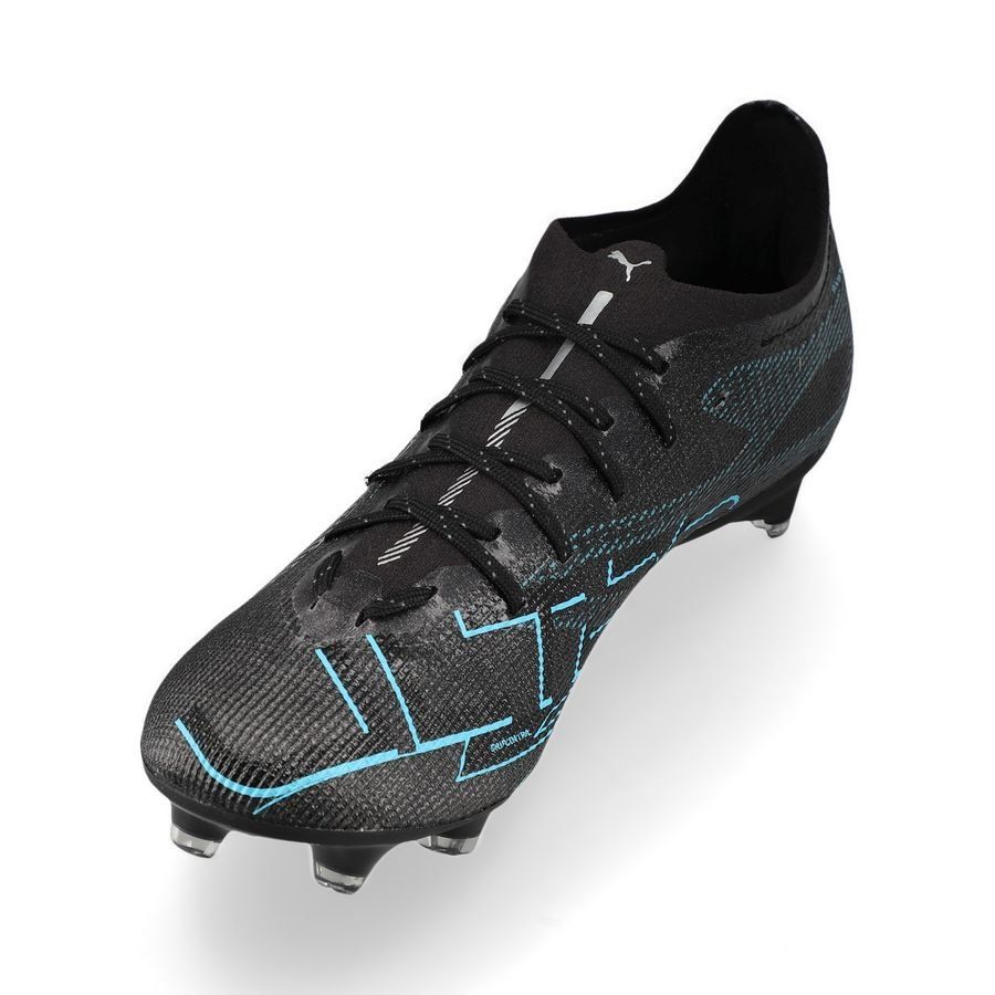 PUMA Ultra 5 Pro FG/AG Eclipse - Noir/Argenté/BLeu