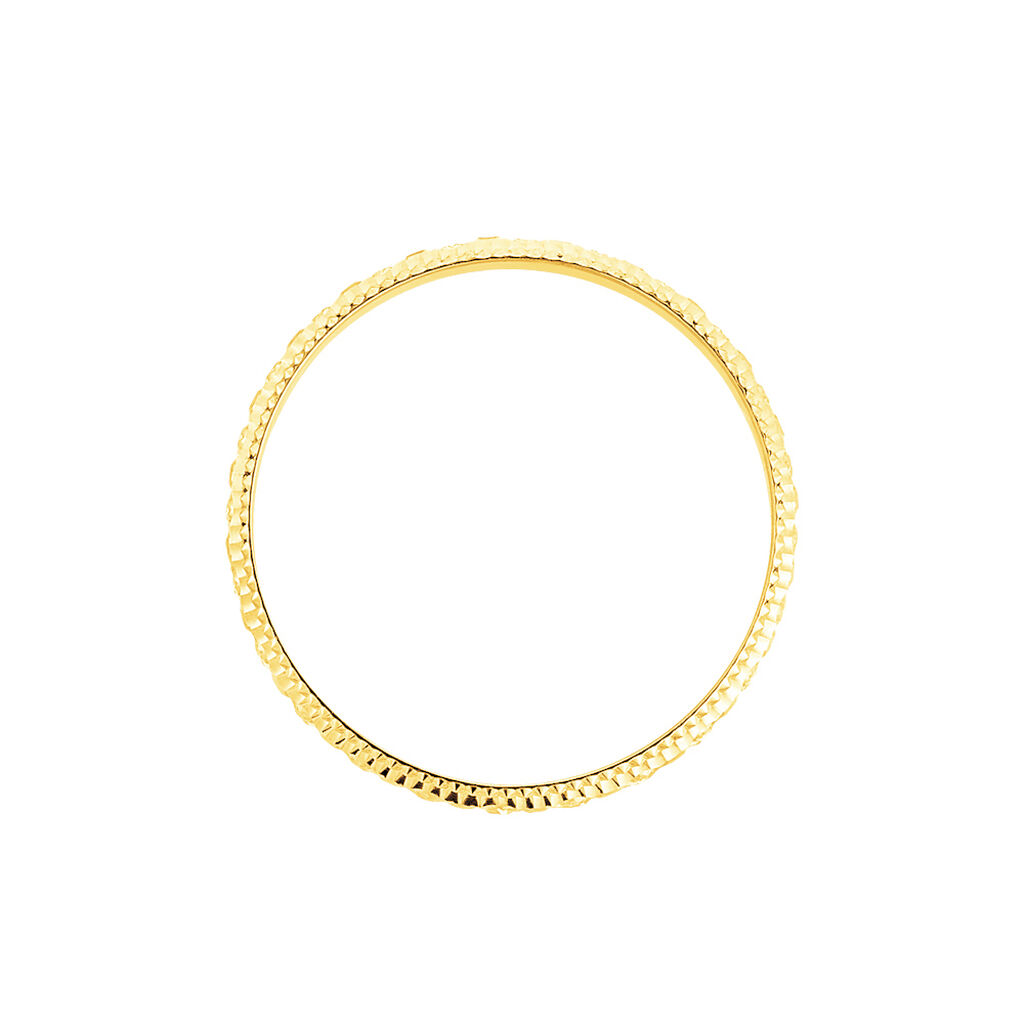 Alliance Fantaisie Diamantee Ruban Plat Or Jaune