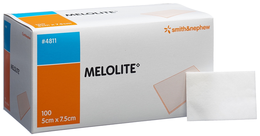 MELOLITE Wundkompresse 5cmx7.5cm Btl 1 Stk