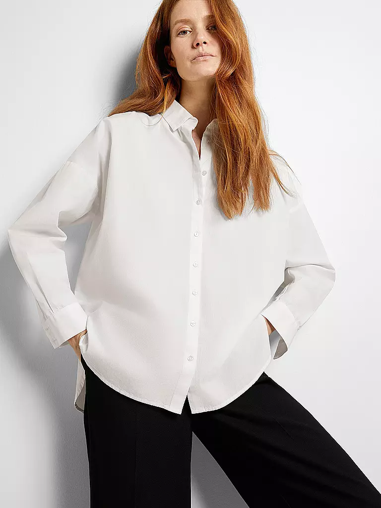 SELECTED FEMME Hemdbluse SLFDINA-SANNI weiss