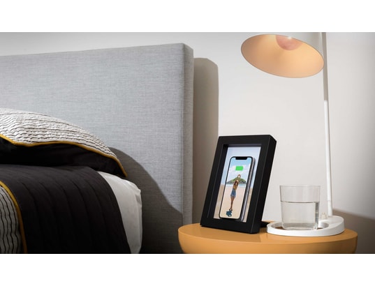 TWELVESOUTH - Chargeur induction PowerPic cadre photo avec charge Qi - black