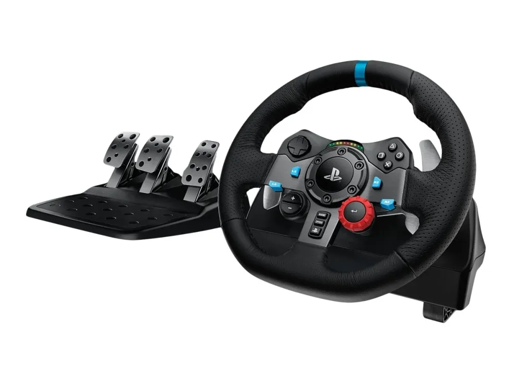 Logitech G G29 - Rat og pedalsæt - kablet - for PC, Sony PlayStation 5, Sony PlayStation 4