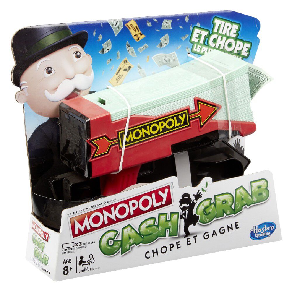 Jeu Monopoly Cash Grab chope et gagne