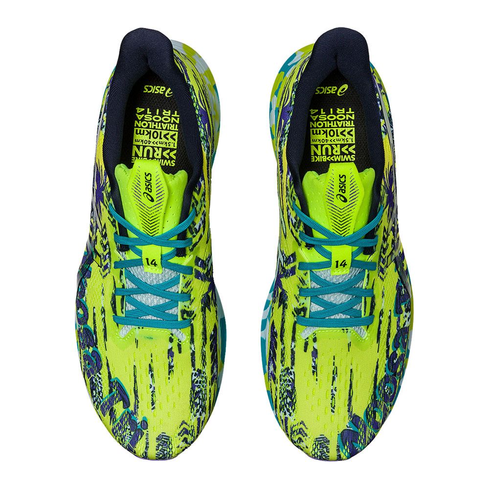 Asics NOOSA TRI™ 14 - Chaussures running Homme lime zest/sky