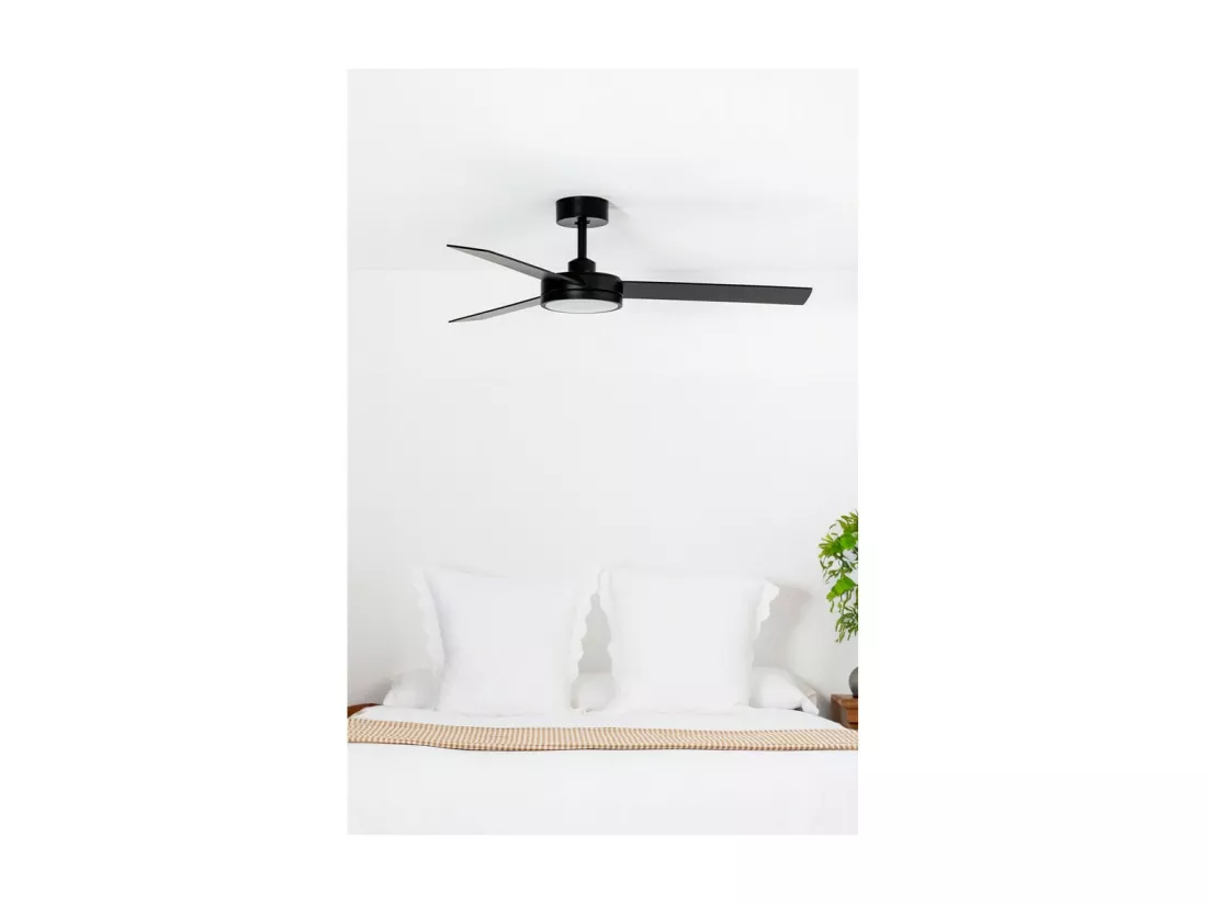 BARTH L LED Ventilateur de plafond Noir