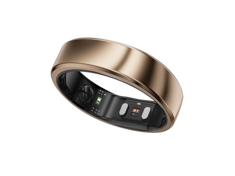 RingConn Smart Ring Gen 2 Air Grösse 11 Gold Ultradünner Smart Ring mit Gesundheitsüberwachung