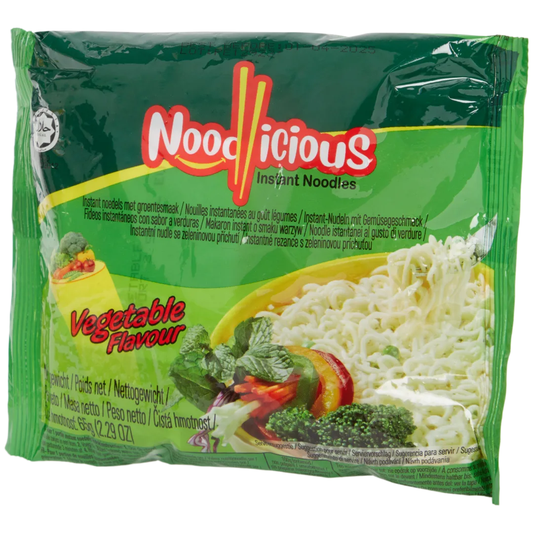 Noodlicious instant noedels Vegetable 65 gram