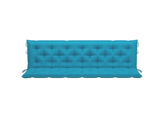 VIDAXL - Galette de chaise Coussin de balancelle bleu clair 200 cm tissu