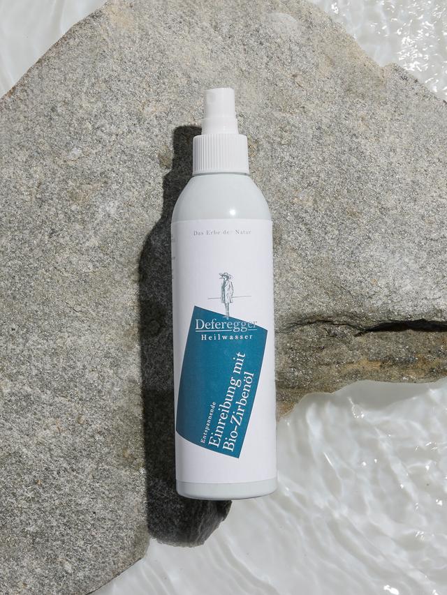 Einreibung mit Zirbenöl, 250 ml