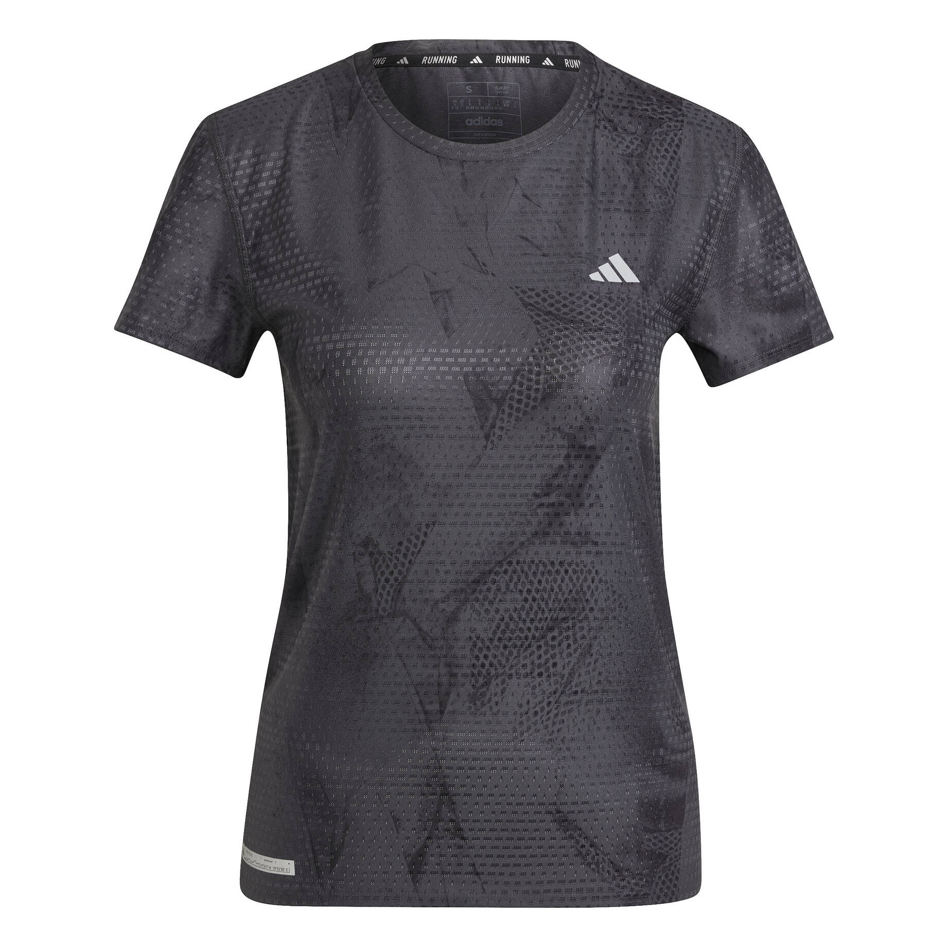adidas Performance| Damen Laufshirt ULTIMATE ALL OVER PRINT HEAT.RDY TEE W